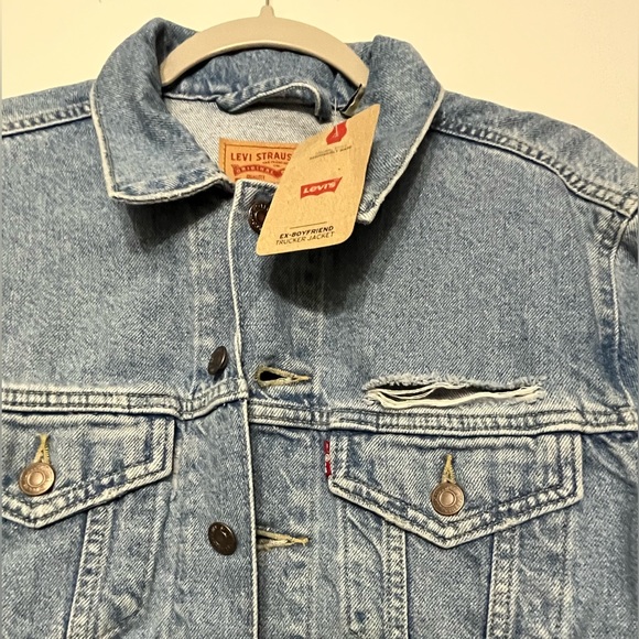 Levi’s Ex-Boyfriend Trucker Denim Jacket (M) - Picture 4 of 4